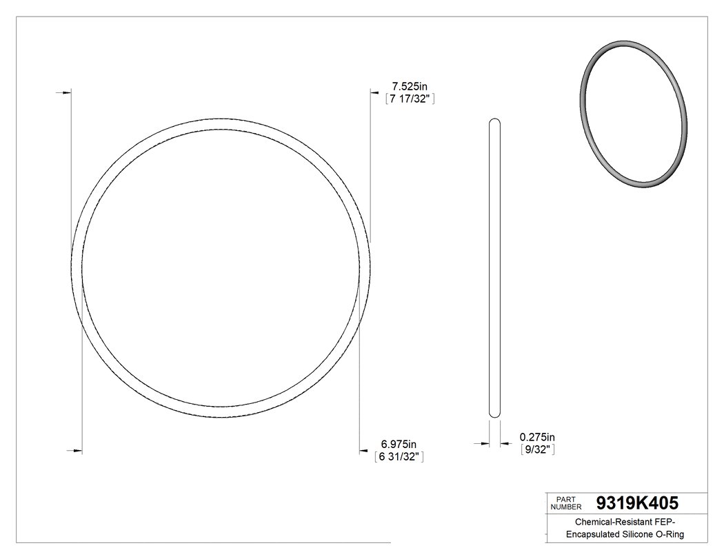 Technical drawing - 9319K405